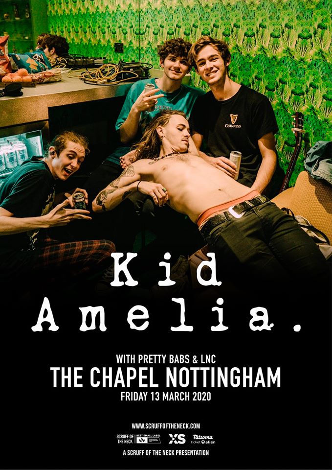 Our next Nottingham gig is this pretteh little thing, supporting <a href="/KidAmelia/">゚</a> at The Angel. Tickets can be bought through the link, grab 'em now! fatsoma.com/r/bd3c09df-bac…