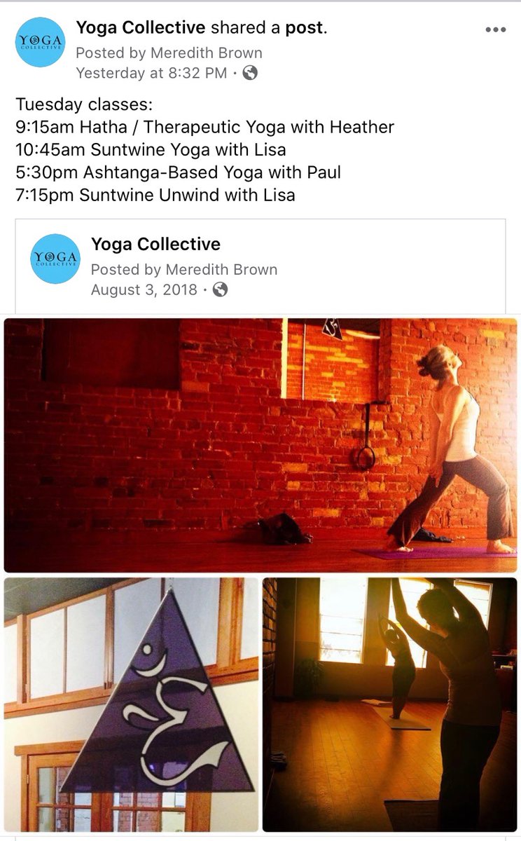 YogaCollectiveS's tweet photo. Tuesday’s https://t.co/VuGb9nkQ6A