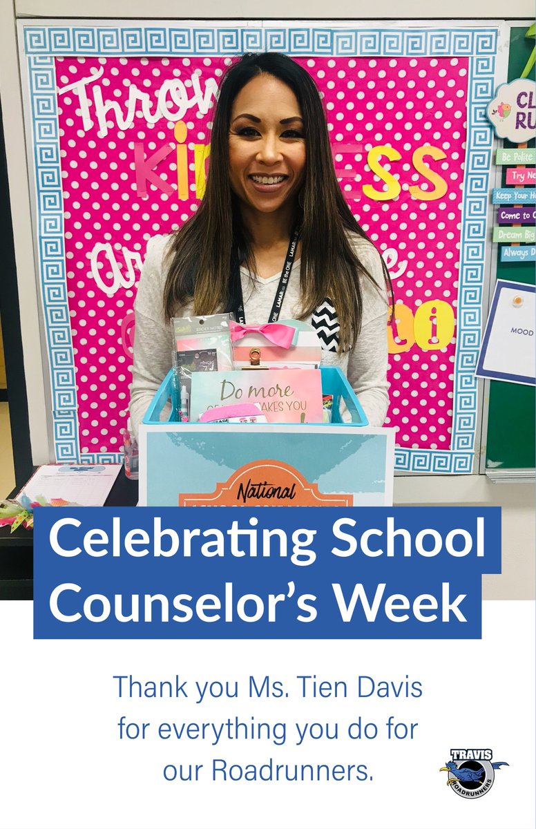 TravisBeepBeep's tweet photo. We 💙 our School Counselor! https://t.co/wiSTZgAy4c