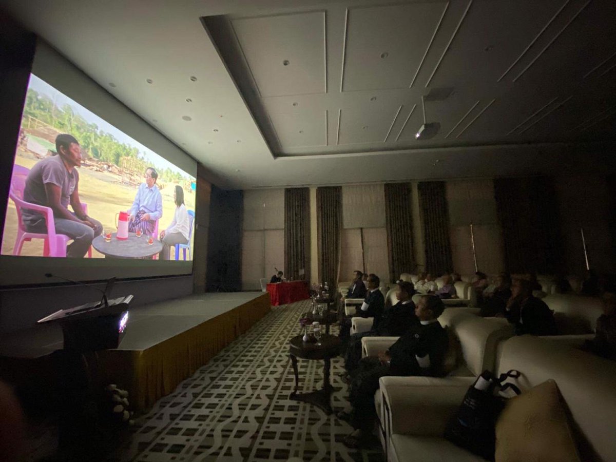 WFD_Democracy's tweet photo. 📸WFD &amp; @bbcmediaaction organised a documentary screening session for Myanmar MPs &amp; staff of the natural resources &amp; environmental affairs parliamentary committees. A Q&amp;A followed the screening, highlighting mining issues and the problems faced by people working in the industry. https://t.co/LkQGXALfgR
