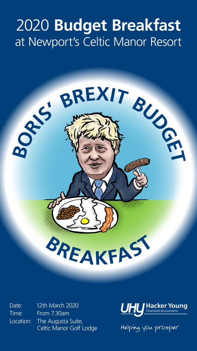 UHYNewport's tweet photo. We are delighted to be running the 2020 UHY budget breakfast at The Celtic Manor on Thursday 12th March at 7:30am. As usual Steve Theaker will provide some musical entertainment.

It would be great to see you there. Please confirm your by emailing C.carter@uhy-uk.com https://t.co/0uXT0EXB3e