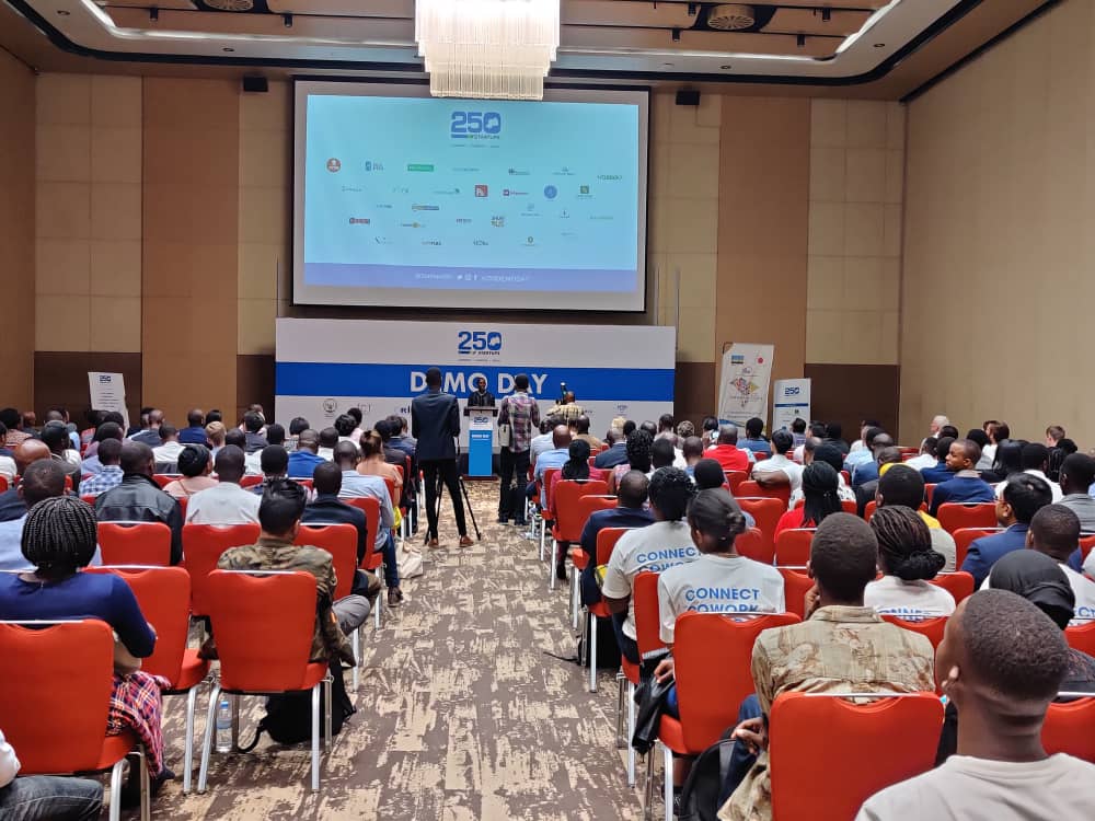 250ventures's tweet photo. It is a colorful event here at Kigali Convention Center, pitching session  has started and we are getting  interesting and constructive questions as well as suggestions from our audience which is composed of  investors, tech experts and officials from goverments.#DemoDay https://t.co/ISVEqgmfKG