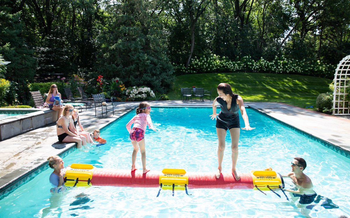 KeyLogRolling's tweet image. A LOG ROLLING program is a great place to start! It attracts a new all-ages demographic for fun and fitness and friendly competition... even non-swimmers can participate. And it keeps them coming back for more because practice makes perfect!
