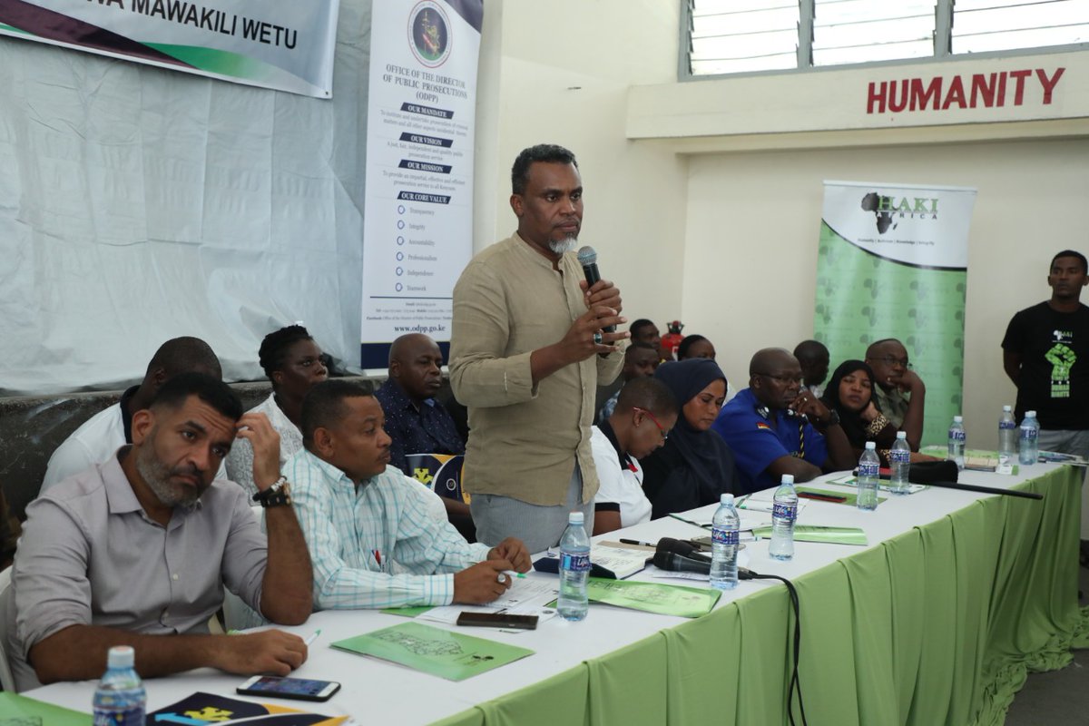 HakiAfrica's tweet photo. MOMBASA COUNTY PUBLIC INQUIRY ON CRIMINAL JUSTICE ACCOUNTABILITY

HAKI Africa together with the Office of the Director of Public Prosecutions (ODPP) today held a public inquiry on human atrocities committed at the Coast of Kenya. The inquiry was attended by over 1,000 people. https://t.co/sZR7BNqjrG
