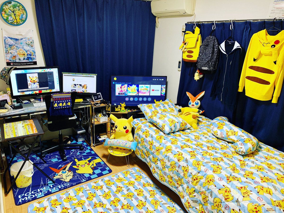 だい ほっしー ピカチュウの日 ポケモン部屋 みんなの部屋のポケモン事情教えてよ T Co kh3tt1nn Twitter