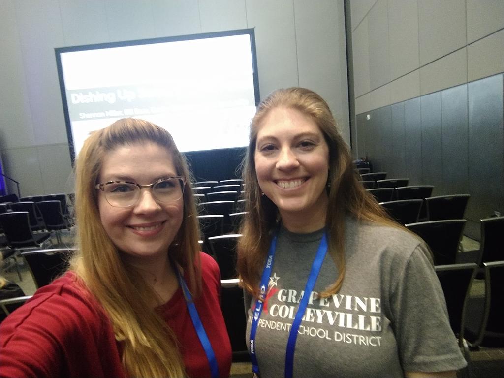 About to get our #digitalcitizenship on! #wearegcisd @gcisdintech #gcisdchat #gcisdlibs #gcisdlib with THE <a href="/amyleitner06/">Amy Leitner</a>