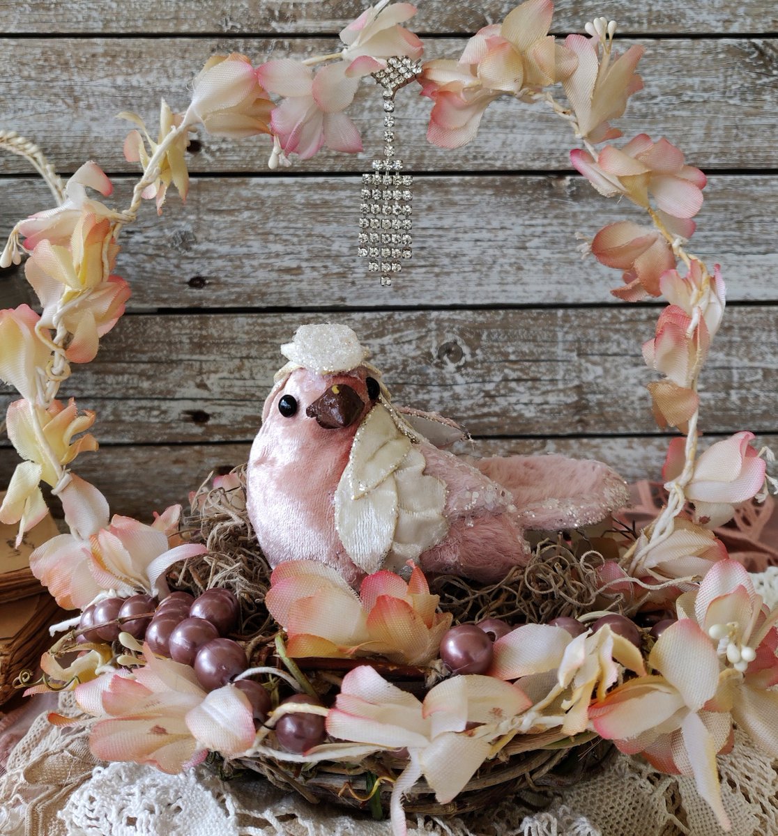 vintageshopcrtn's tweet photo. #shabbychic #easter #spring #easterdecor #bird #birddecor #nest #handmade #flowers #pearls #easterdecorations #springdecor #tablecenterpiece #shabbychicdecor #shabbydecor #shabbyeaster #etsy #etsyshop #etsyseller #etsyfinds #handmadehour #springtimebirds https://t.co/2mCHcXw0Pr https://t.co/K6rsJSQWVM