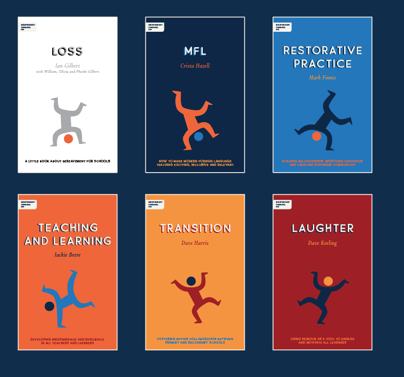 itPressUK's tweet photo. The #ITOnSeries will be launched at the @ASCL_UK conference on 13/14 March! #ITOnLoss @ITLWorldwide #ITOnTeachingAndLearning @jackiebeere #ITOnTransition @bravehead #ITOnLaughter @mrappealing #ITOnMFL @CristaHazell #ITOnRestorative Practice @Markfinnis https://t.co/TfltFmgBHO https://t.co/msglFovImW