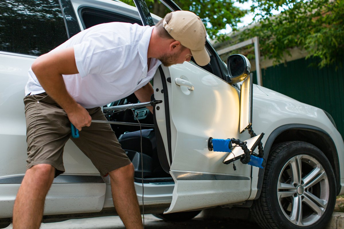 CDDentGuys's tweet photo. Paintless dent repair is a tough skill to learn and almost impossible to master, but absolutely worth it. C&amp;D has a training institute for aspiring PDR specialists. Check out our latest blog for more info! https://t.co/qIp6Eb99gt https://t.co/wIhREJowu8