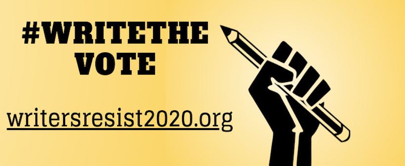 writeRdemocracy's tweet photo. #WRITETHEVOTE2020 events are being organized in:
Columbus OH
Athens OH
Iowa City
Nevada IA
Reno 
Harrisburg
Bloomington
Birmingham
Brattleboro
Gloucester MA
Saratoga Springs NY
Granville OH

and MORE TO COME!

#WritersResist https://t.co/VGQ2yw7qRb