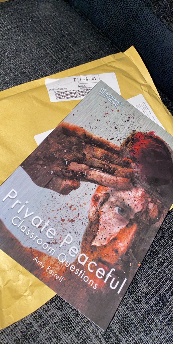 laurenclassroom's tweet photo. My Scene by Scene Private Peaceful book arrived today. Excellent for chapter questions π€πβοΈ #privatepeaceful #scenebyscene #chapterquestions #edchatie #englishteacher https://t.co/oLq07awq4G