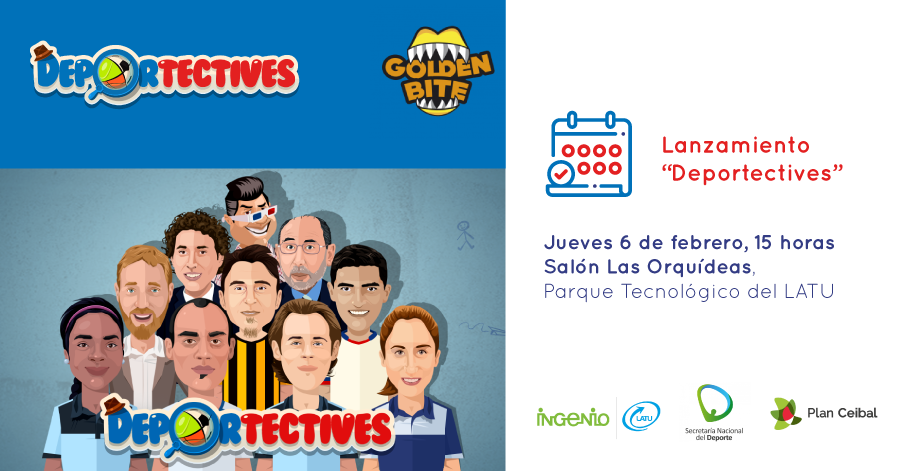LATU_uy's tweet photo. No te lo pierdas, con presencia de los protagonistas 👇lanzamiento del videojuego DEPORTECTIVES https://t.co/P7Bx7oQ9B9