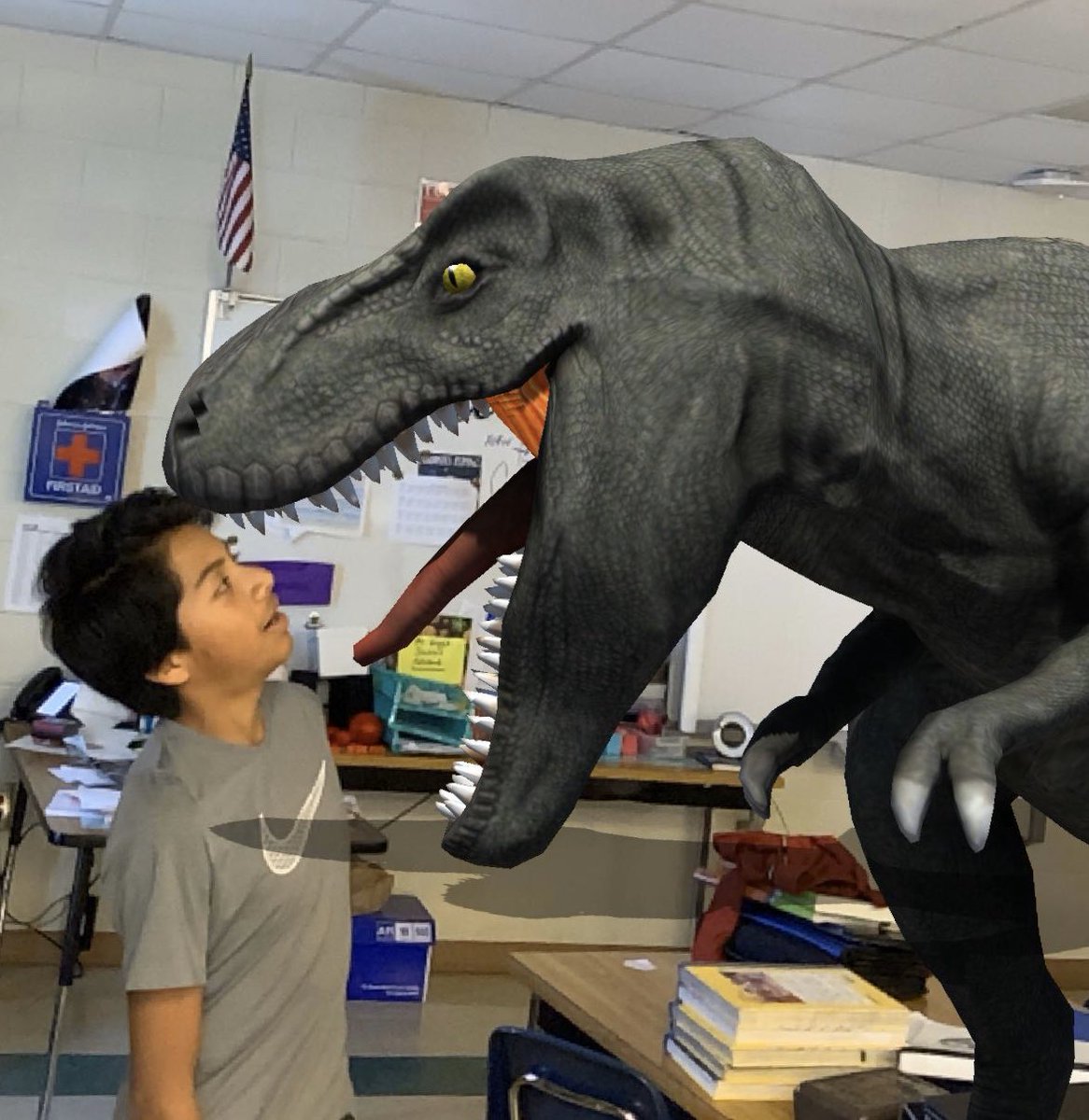 DenisecWright's tweet image. @3DBearOfficial Taking our classroom back to the #Mesozoic  Era #geologictime