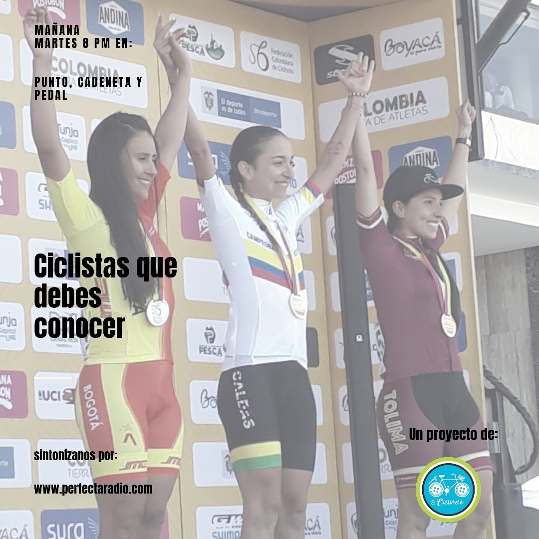 BiciCosturera's tweet photo. HOY en Punto, Cadeneta y Pedal, análisis con #EnfoqueDeGénero del Campeonato Nacional de Ruta Femenino Élite y Sub 23. Además información sobre #CiclistasQueDebesConocer, proyecto que lanzaremos junto con @SabbatCali este 18 de febrero.#ElCostureroPaipa #RuedaLaFuerza #Redimyd https://t.co/LsdLiEsKRi