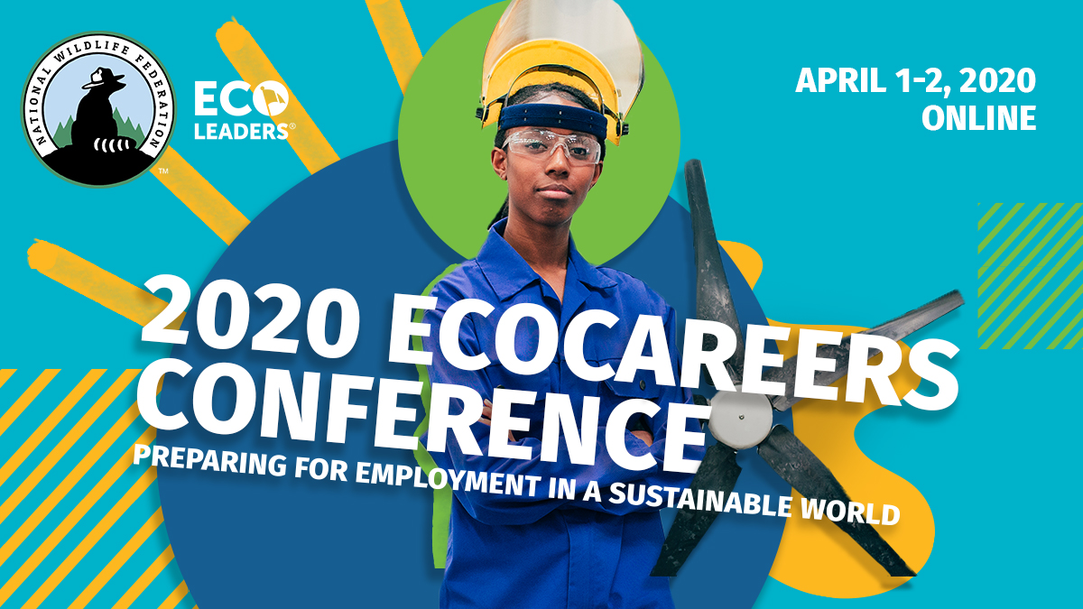 If you love helping wildlife as much as we do, consider making it a career! Register today for our online #EcoCareers2020 conference April 1-2 and learn how to get started in the #greeneconomy. nwfecoleaders.org/conference