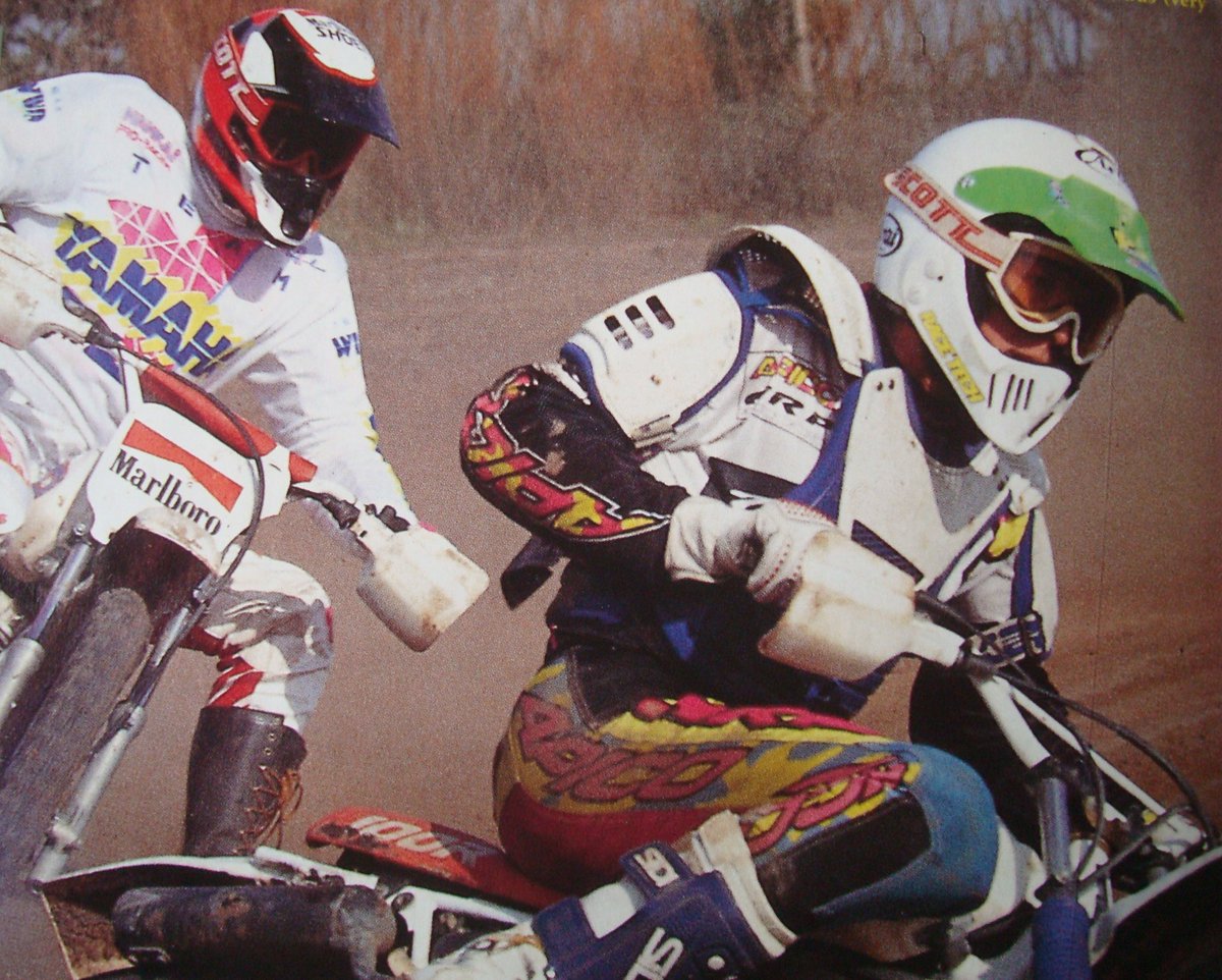 popsyosh34's tweet photo. more...Sean and @WayneRainey60 
 from Fast Bikes Mag Feb 1993
@Seany555 visits Kenny's Ranch USA
excellent unPC reading #funnyasfeck 
@topcoalpha https://t.co/tfjnnvREEc