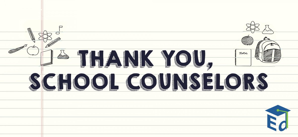 We 💙 school counselors! They are behind-the-scenes school heroes 🦸 supporting students and families. Making a difference each and every day! 👏 #NSCW2020