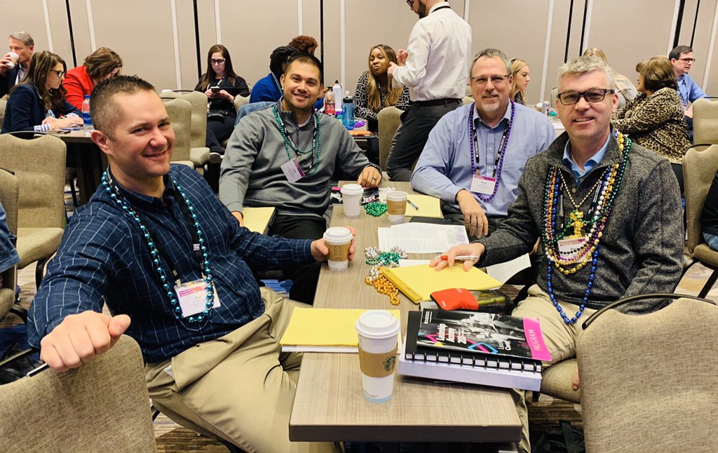 bryn_browning's tweet photo. Loving the learning so far with my Captains of Courage!  #LeadWithCourage @RigorRelevance #ImpactHSD1920 https://t.co/bEAbglwhkV