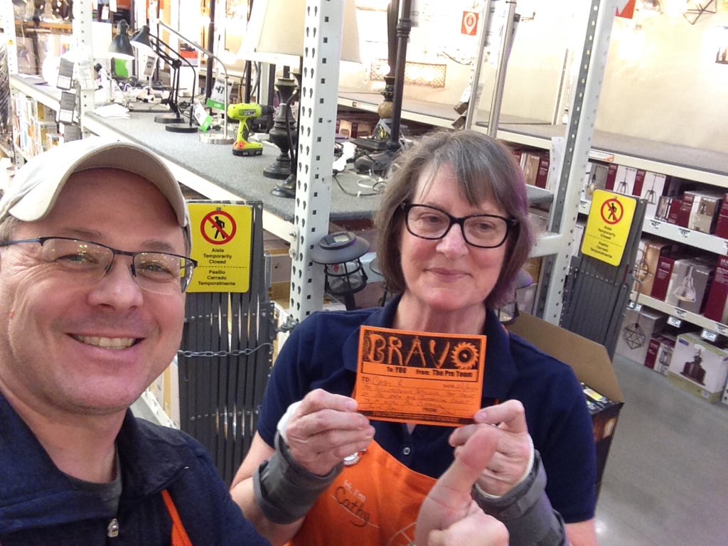 THEdepotdan's tweet photo. Cathy (PT D23 Associate) just sold a NEW Pro Customer, the value of Pro Xtra and Commercial Credit! She is the 1st to do so in 2020! #ProBravo #ProsAreEverywhere @wewin382 @jasonbarker195 @Jason_Schelvan @BobPold https://t.co/aO4SbRQszL