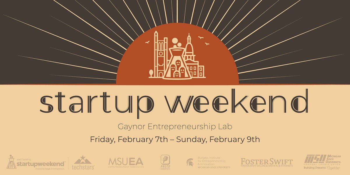 purelansing's tweet photo. Are you joining @MSUBurgess for #StartupWeekend? LEAP subsidiary @LansingProto is proud to sponsor this event, which gives students a full weekend to grow their business ideas. BRITE Bites, featured last month on the #LEAPweekly, is a Startup Weekend alum! https://t.co/ZDHh9YnDNJ