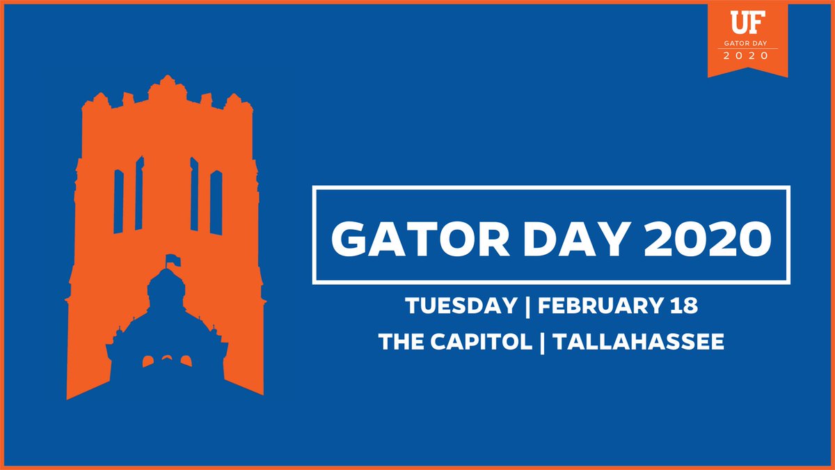 Gator Day 2020, Tuesday, February 18 at the Capitol in Tallahassee