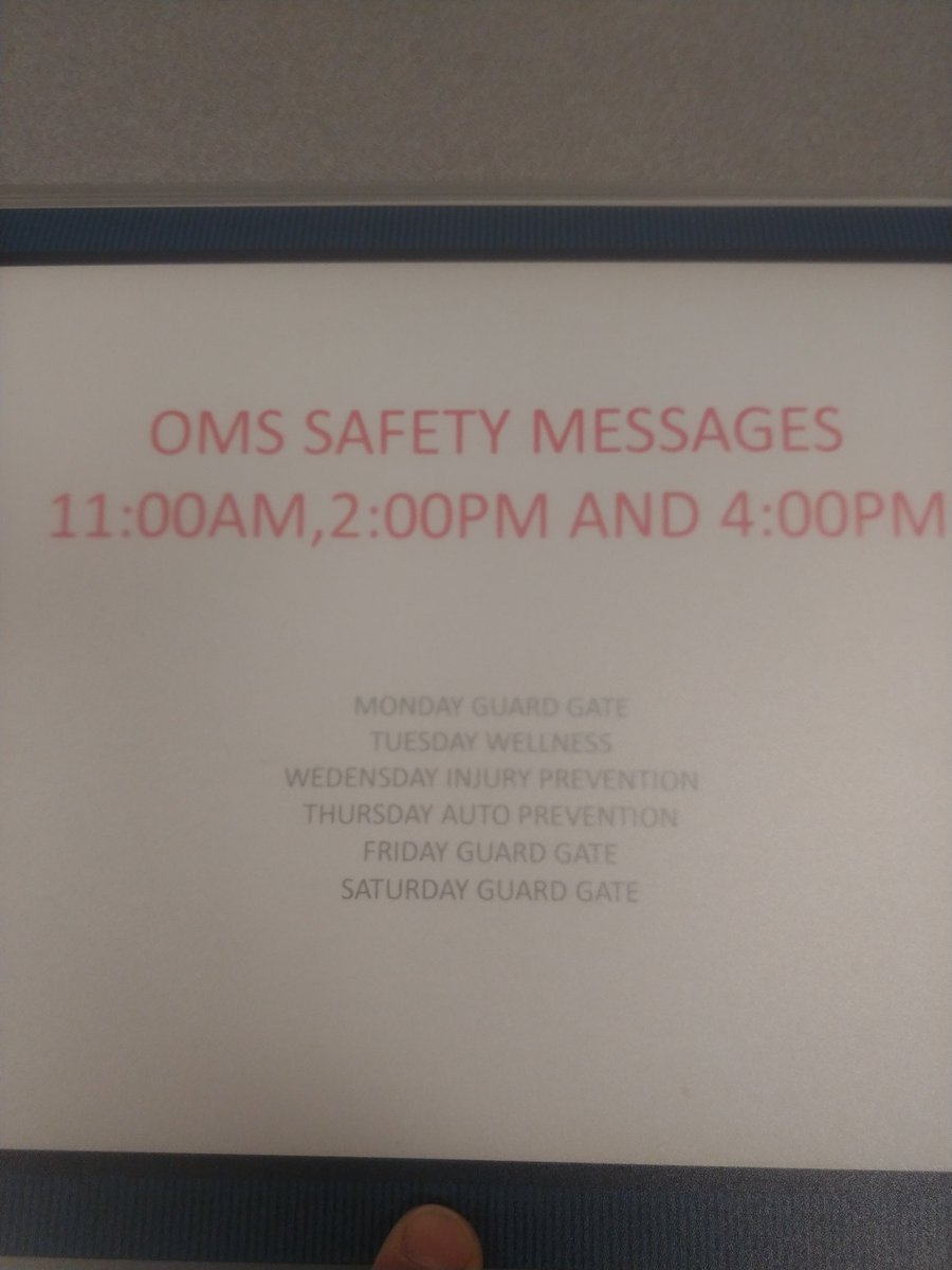 Safety share This is what we're doing here in Pontiac.