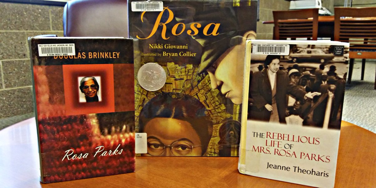 Three books about Rosa Parks.