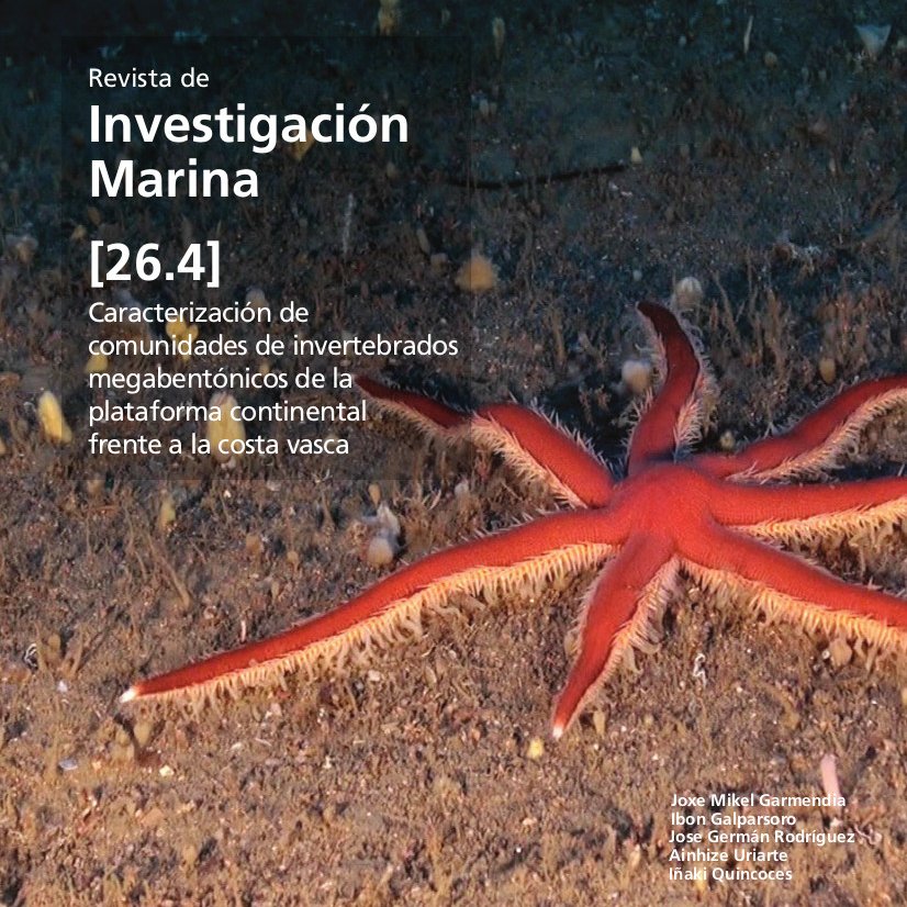 IbonGalparsoro's tweet photo. Accede a la publicación acerca de la Caracterización de comunidades de invertebrados megabentónicos de la plataforma continental frente a la costa vasca
https://t.co/rO9ET6Av4f 
@aztitecnalia #marineresearch #Biodiversidad https://t.co/cHPSgZmuJx
