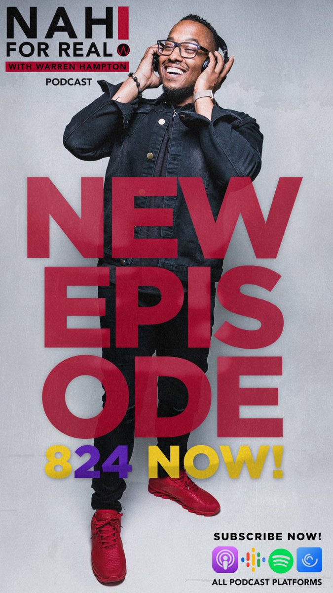 nahforrealpod's tweet photo. NAH! FOR REAL! #PODCAST #NewEpisode is out #NOW‼️🔥‼️
#LISTEN & #Subscribe🎙🎧 #NahForReal 💜💛 #ForKobe #MambaMnetality #MambaOut🐍
#ApplePodcast https://t.co/BLoRy3aN6U…/podc…/nah-for-real/id1494084607
#Spotify https://t.co/HC9nK8Rgrt https://t.co/znRFApj60P