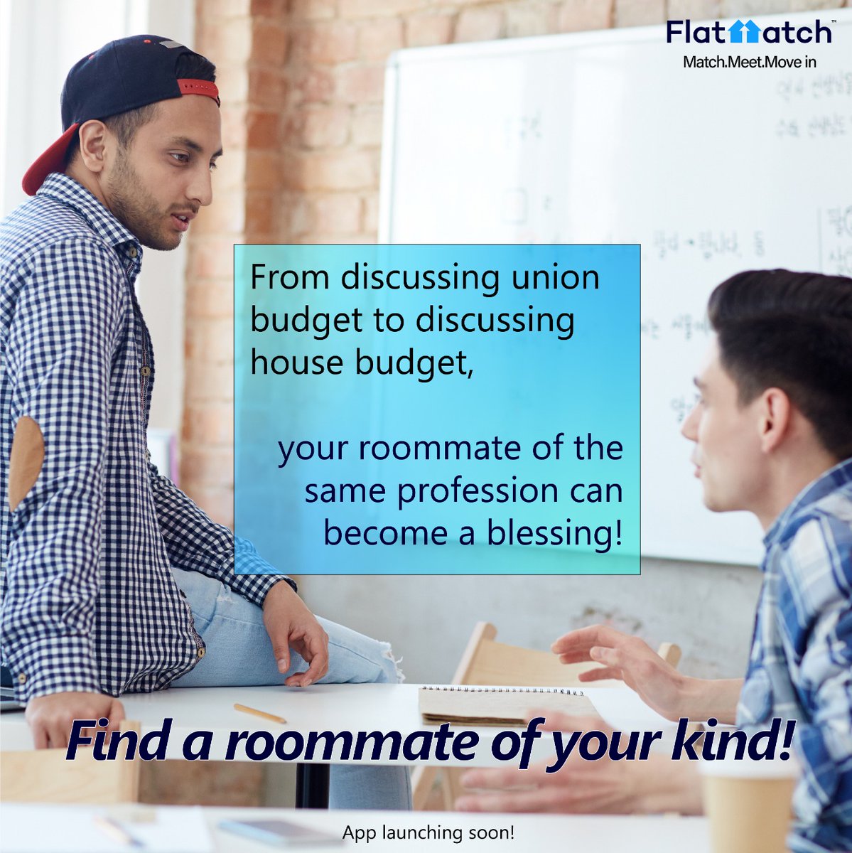 FlatMatch_India's tweet photo. Your roommate can become your guiding light while trying to excel in the same profession!

web version - https://t.co/o0sjJgNlrg

#FlatMatch #UnionBudget #HouseBudget #HouseHunt #Roomies #RoommateGoals #RoommateProblems #CompatibleRoommates #AppComingSoon #supportiveroommate https://t.co/7ec72ns83L