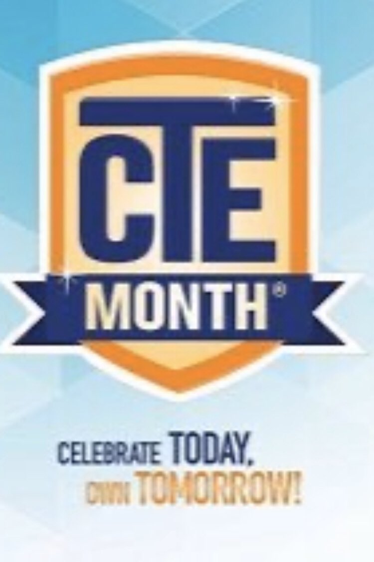 miadyoung's tweet photo. Celebrating #CTEMonth @ChannelviewH passing out CTE literature. @ChannelviewISD https://t.co/BX9Oz69fzN
