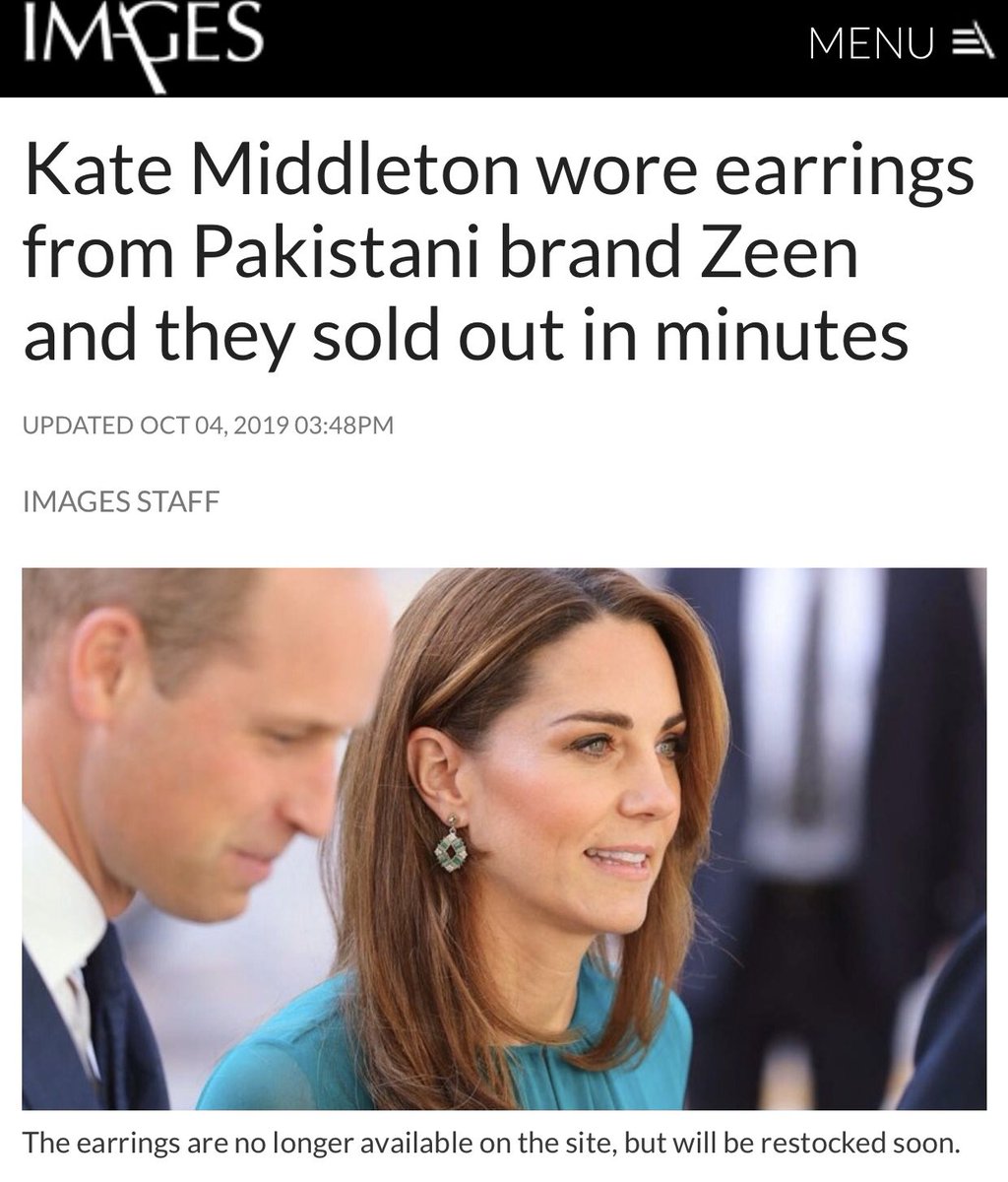 (24/24) The accusation that the Kate effect isn’t in motion anymore, or that Kate doesn’t have any influence/ impact. Clearly she has a fashion impact and some could even argue an economic one