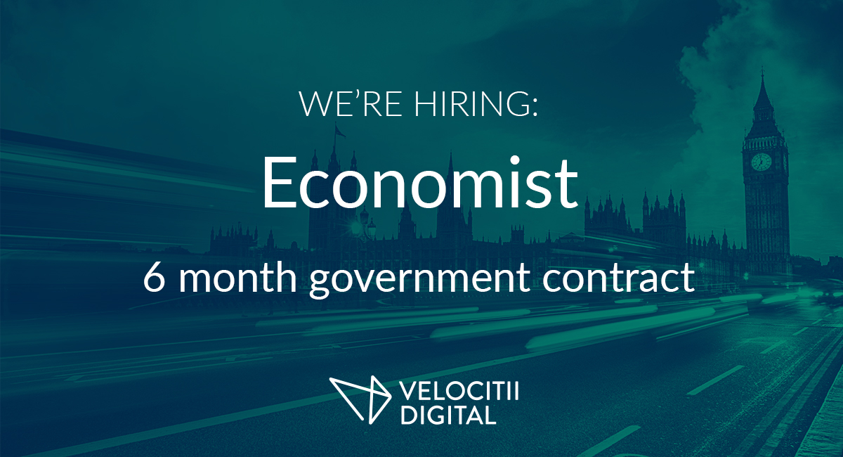 We're recruiting immediately for a number of exciting roles for a London-based government client - head over to our Careers page to find out more and apply: wearevelocitii.com/career-opportu…

Please share! 🙏

#servicedesign #UKGovIsHiring #WeAreHiring #digitaljobs