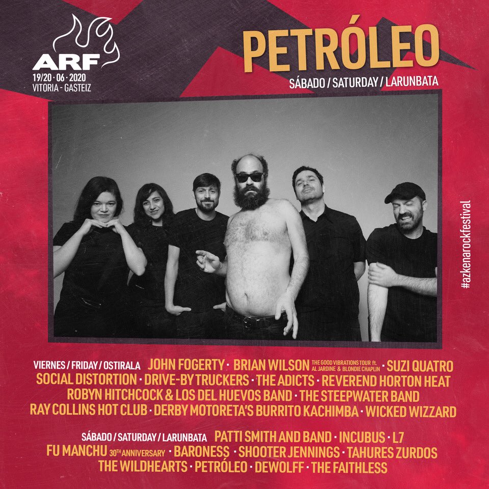 petroleobanda's tweet photo. Petróleo at the @AzkenaRockFest https://t.co/v31FQT36AL