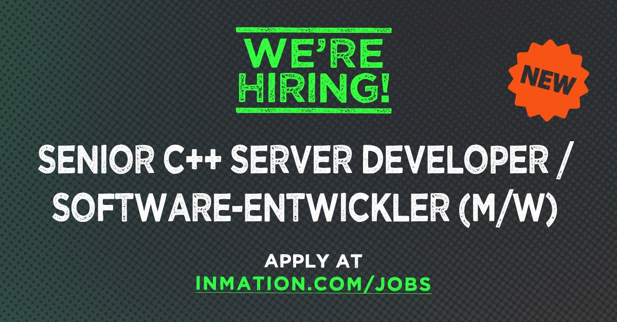 timoinmation's tweet photo. We offer a new #career #opportunity. 
Read more and apply here: https://t.co/I9mbksA6Jn 

#cplusplus #server #developerjobs #developer #software #joboffers #Job #jobsearch #jobbörse #cologne #ITjobs #programmers https://t.co/qDsvY1snKi