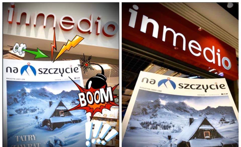 NaSzczycieTeam's tweet photo. 🔥 UWAGA 🔥 Przekonaliście nas 🙉 Od dziś @NaSzczycieTeam dostępny w salonach #InMedio 😁 Dokładamy towaru ➡️ Miłej lekturki 📚 https://t.co/8F2cQctvFa