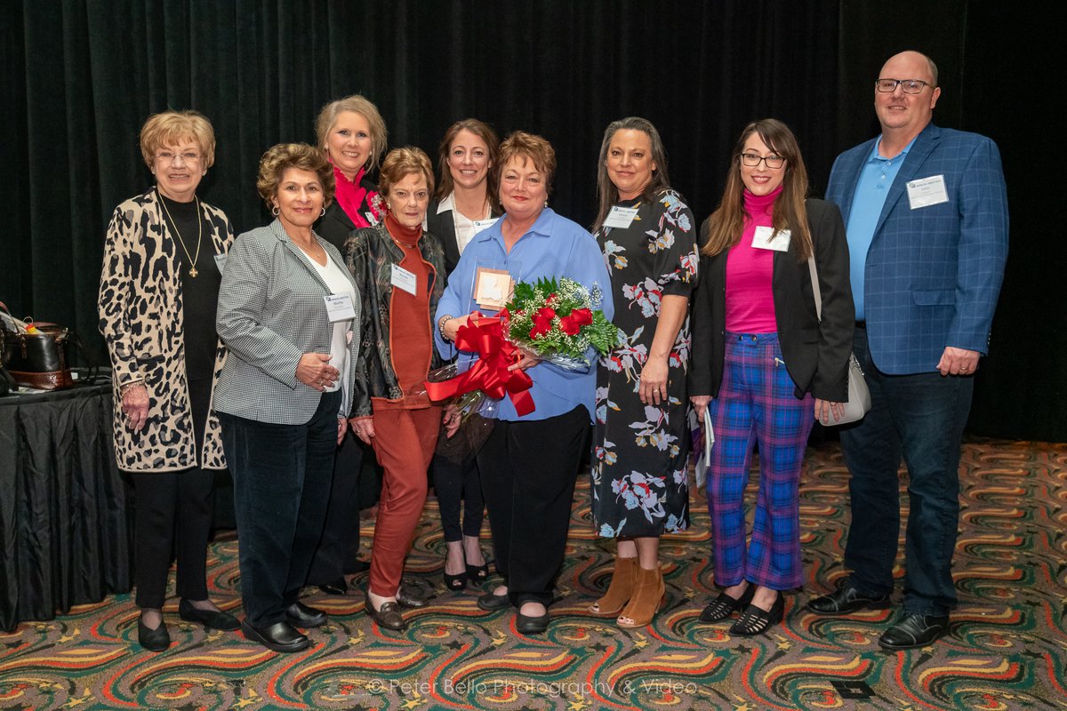 We're honored to award Linda Curtis Sparks of <a href="/TolBendCountry/">Toledo Bend Lake Country</a> the Will Mangham Lifetime Achievement Award for her significant contribution to Louisiana’s tourism industry throughout her career. Congrats! #LoueyAwards