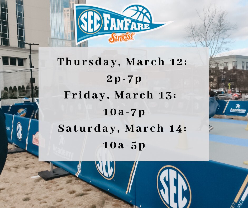 SEC FanFare tweet media