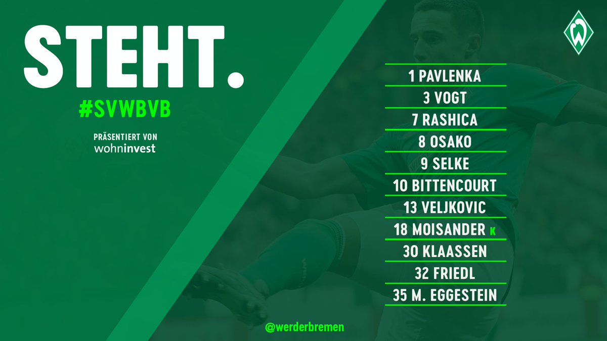 FutebolTotal11_'s tweet photo. Onzes de Florian Kohfeldt (Werder Bremen) e de Lucien Favre (Dortmund) https://t.co/JuD9L7Oci4