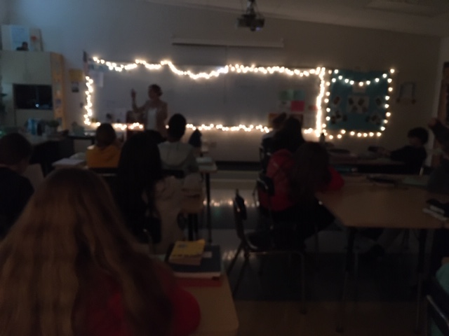 The Great Debate:  Sci-Fi or Fantasy?  Students in Mrs. Shockey's class battle over episode of Stranger Things.  Students argue reasons for their genre choice in class today.  <a href="/Hamilton_WMS/">Wilson Middle School</a>