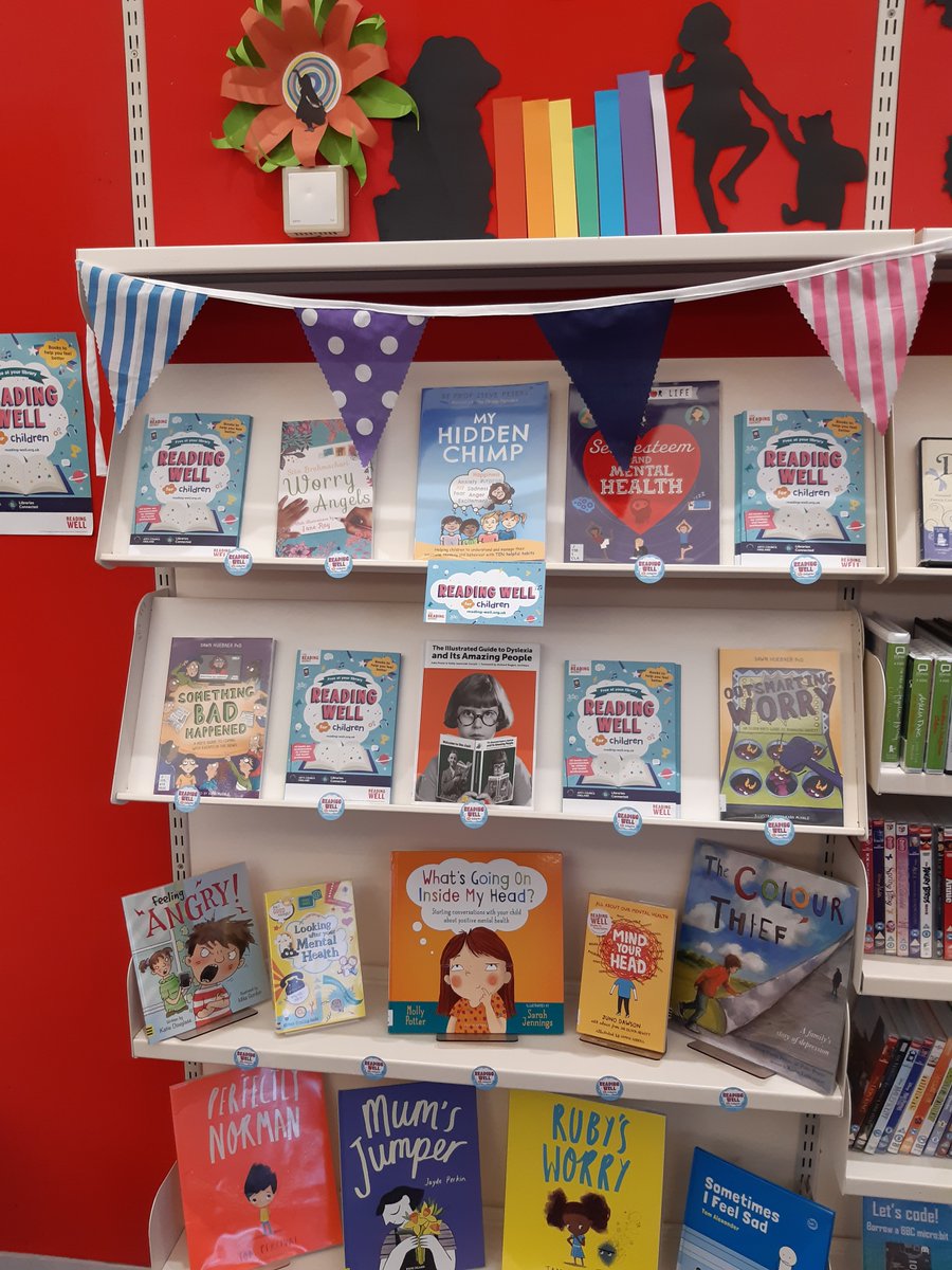 Bucks_Libraries's tweet photo. The 3rd-9th February is Children's Mental Health Week. Come in to #RisboroughLibrary and see our selection of #ReadingWell for children books. HC https://t.co/Ruu6MaQEGd