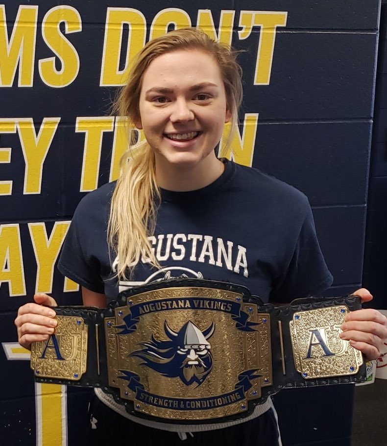 augiestrength's tweet photo. Congratulations to the @deanfoods Strength &amp; Conditioning Athletes of the Month! Regan Bye @AugustanaWR and Hannah Mitby @AugieWBB have shown tremendous dedication to high level performance in weight room.
#BuildingChampions https://t.co/Ej4fvXryqV