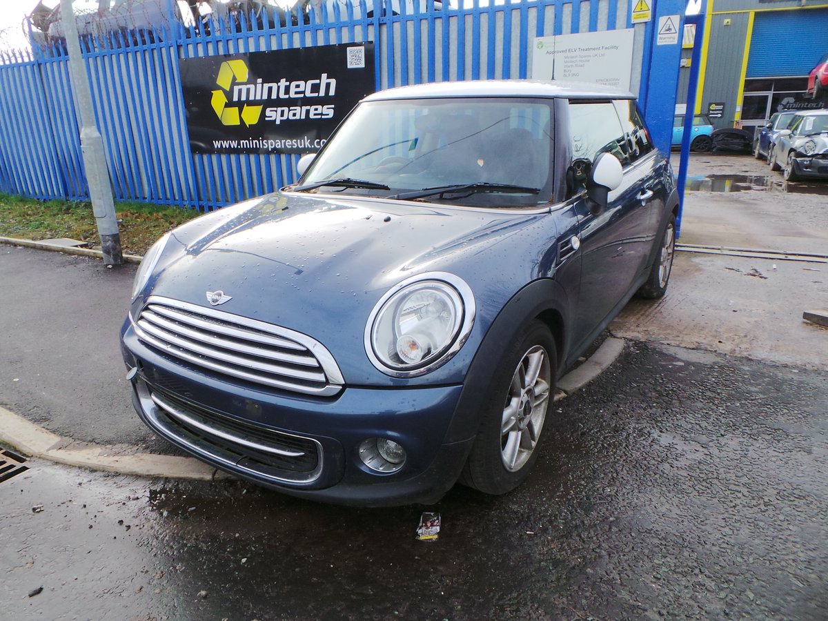 Check out this #MINI #R56 #LCI in the stunning #horizonblue in for breaking this week. Give us a call on 0161 761 1615 if you want any parts. #MSUK