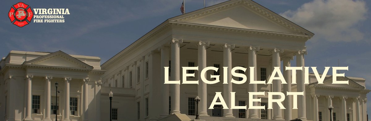 TheVaPFF's tweet photo. [NOW] SB561, providing protections for PTSD, reported from Senate Finance and Appropriations - https://t.co/VETGObZ1fu