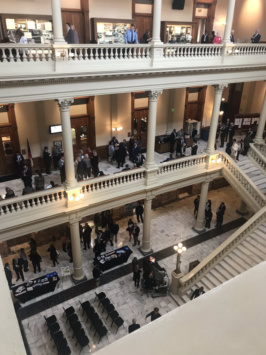JLGASPAC's tweet photo. Lots happening at the Georgia State Capitol Day today #JLGASPAC https://t.co/4CxScyi9Ns