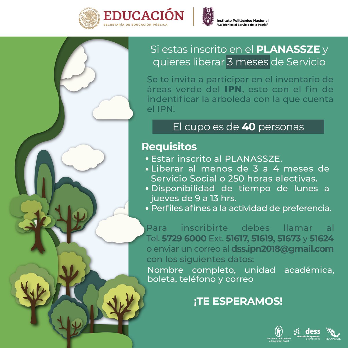 PLANASSZE_IPN's tweet photo. ⚙️🌲🌳🌿 https://t.co/EmtoKwWIEO