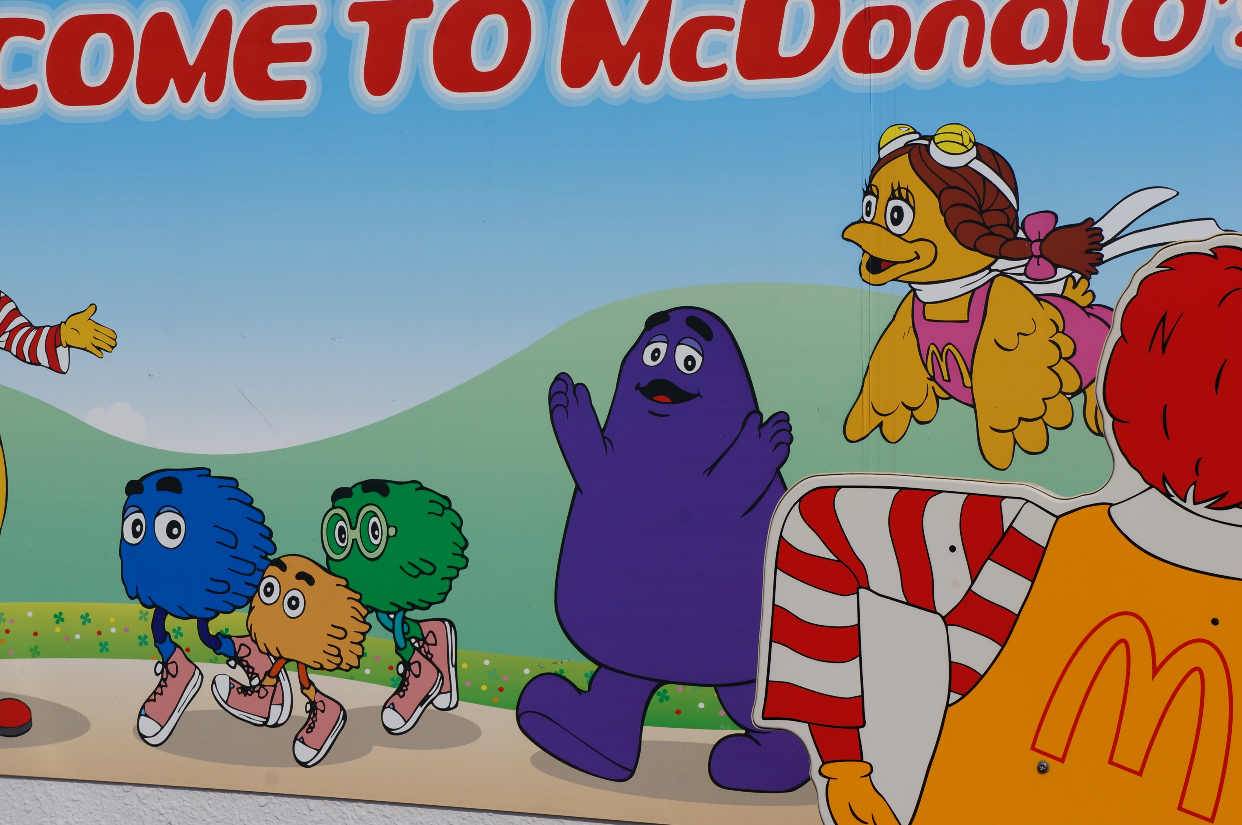 レア！　1971 マクドナルドランド　ポスター　ロナルド　ビッグマックポリス McDonald's マクドナルド 1970年代製【ビッグマックポリス&キャプテン