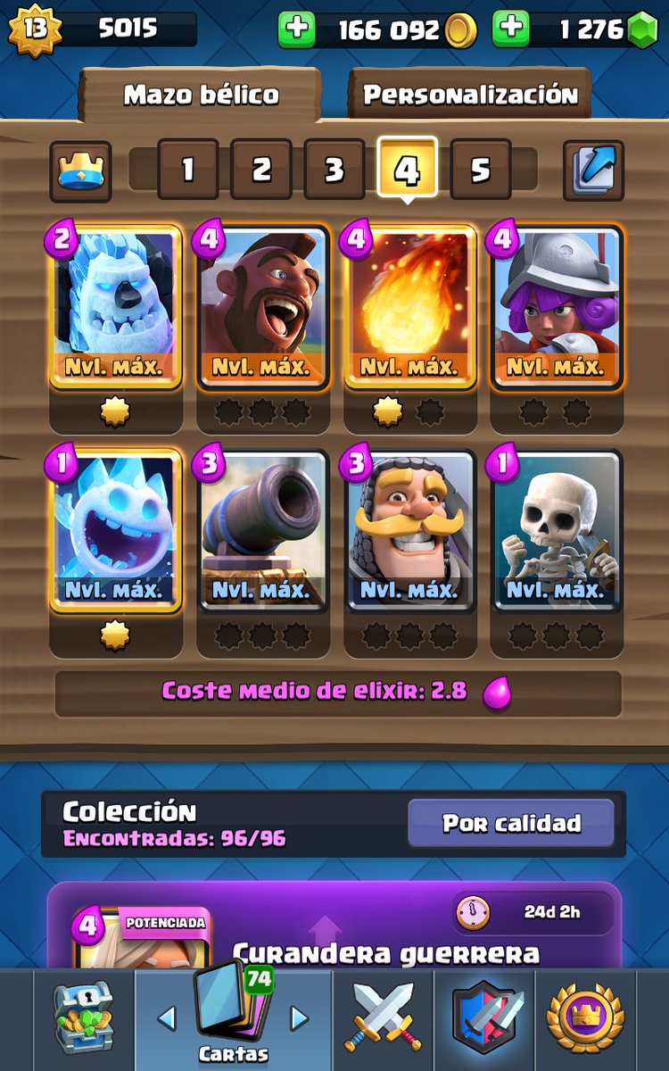 tsacoxpi's tweet photo. Cuenta (económica) a la venta🤩

Obtiene : 

- Variedad de Mazos maxeados
- Variedad de Emotes
- Variedad de Skins
- +1200 Gemas
- +160.000 de Oro

Mejor oferta se la lleva, MD abierto para negociar.

Se agradece RT. https://t.co/0eXbw6ORXQ