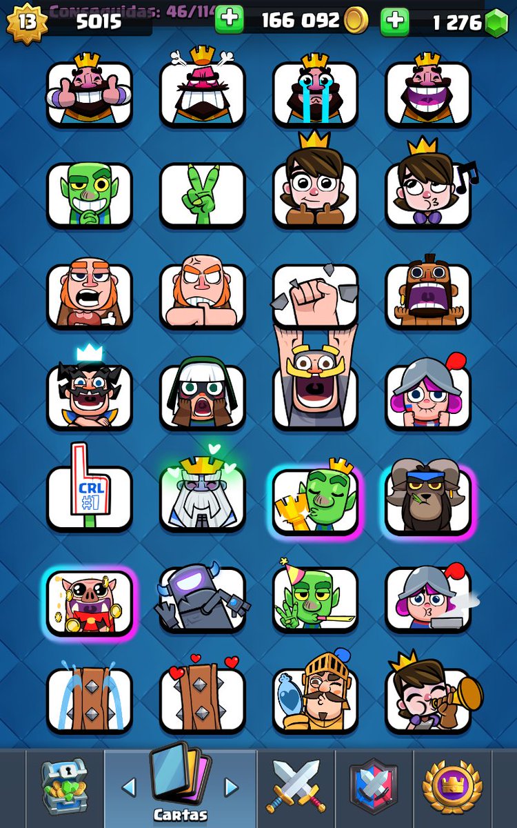 tsacoxpi's tweet photo. Cuenta (económica) a la venta🤩

Obtiene : 

- Variedad de Mazos maxeados
- Variedad de Emotes
- Variedad de Skins
- +1200 Gemas
- +160.000 de Oro

Mejor oferta se la lleva, MD abierto para negociar.

Se agradece RT. https://t.co/0eXbw6ORXQ