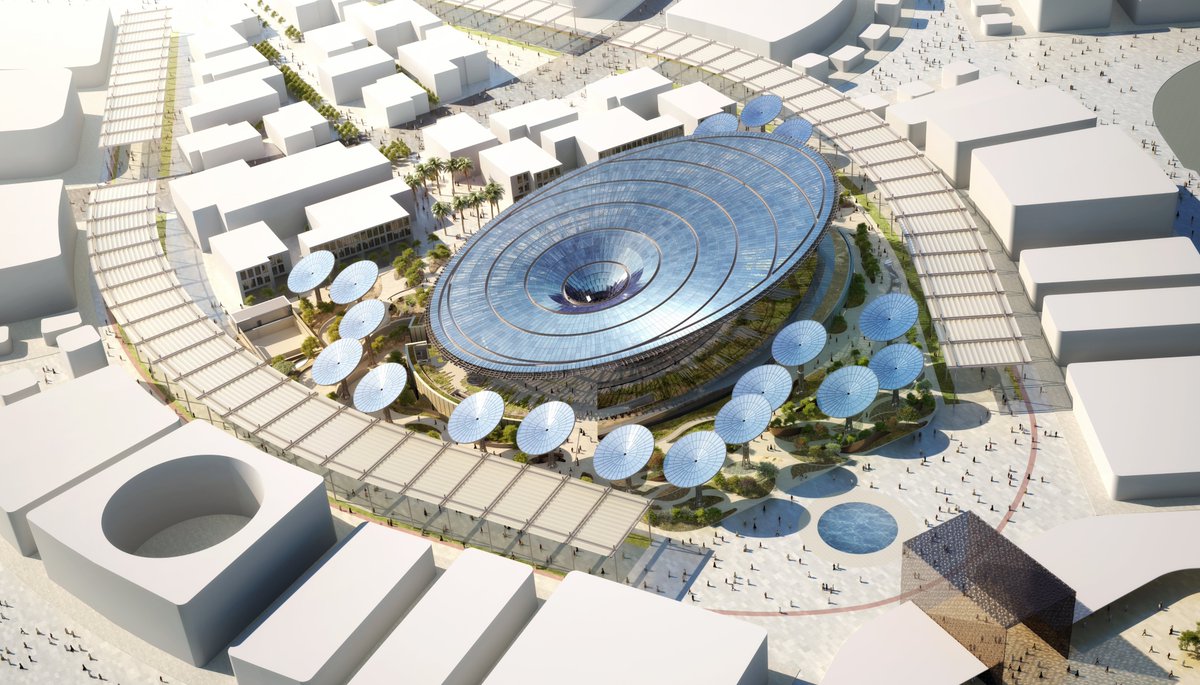 CanadaExpo's tweet photo. .@expo2020dubai’s Sustainability Pavilion is now complete! This self-sufficient pavilion keeps #TheFutureInMind from its innovation gallery, to the Terra café where visitors can learn about their food and how it affects the environment. Learn more: https://t.co/L9NIEIgQPT https://t.co/2UvV6KfY1c